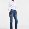 PLEASE STRAIGHT LEG JEANS LIGH WASH