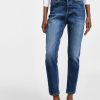 PLEASE STRAIGHT LEG JEANS LIGH WASH