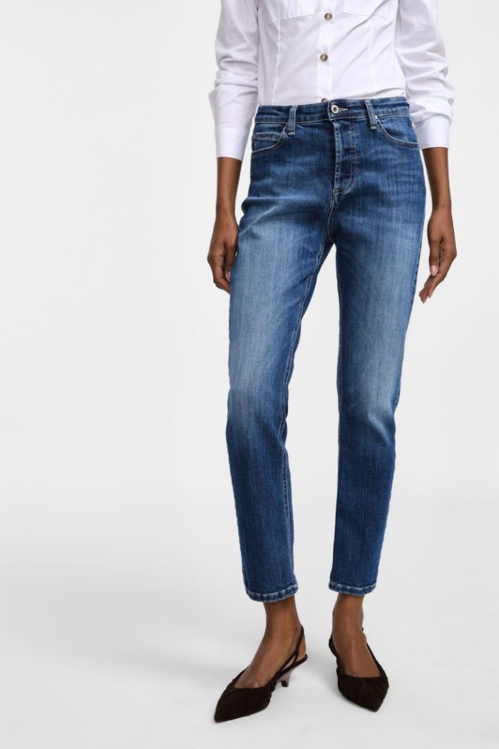 PLEASE STRAIGHT LEG JEANS LIGH WASH