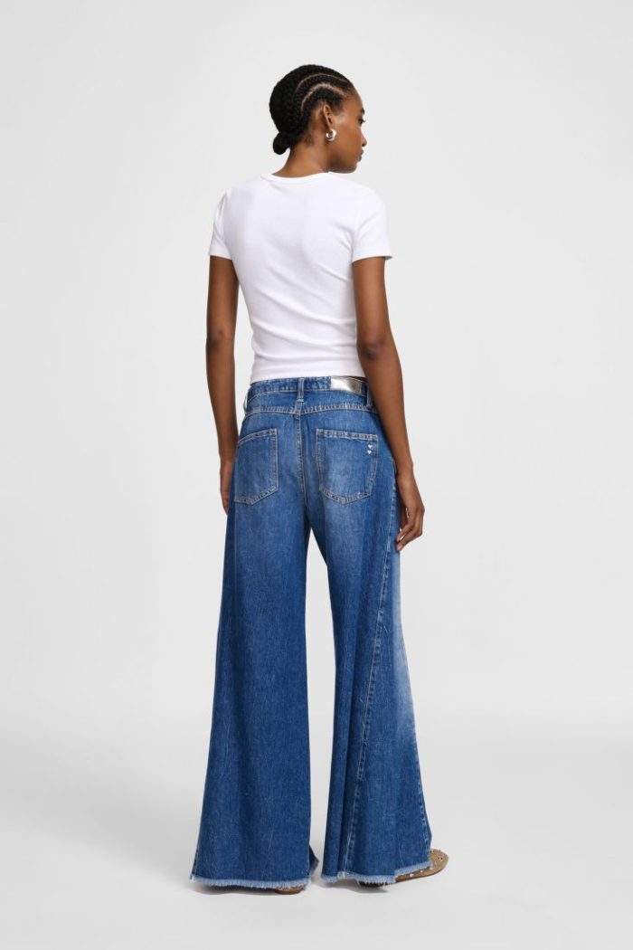 PLEASE WIDE LEG JEANS