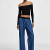 PLEASE WIDE LEG JEANS
