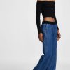 PLEASE WIDE LEG JEANS