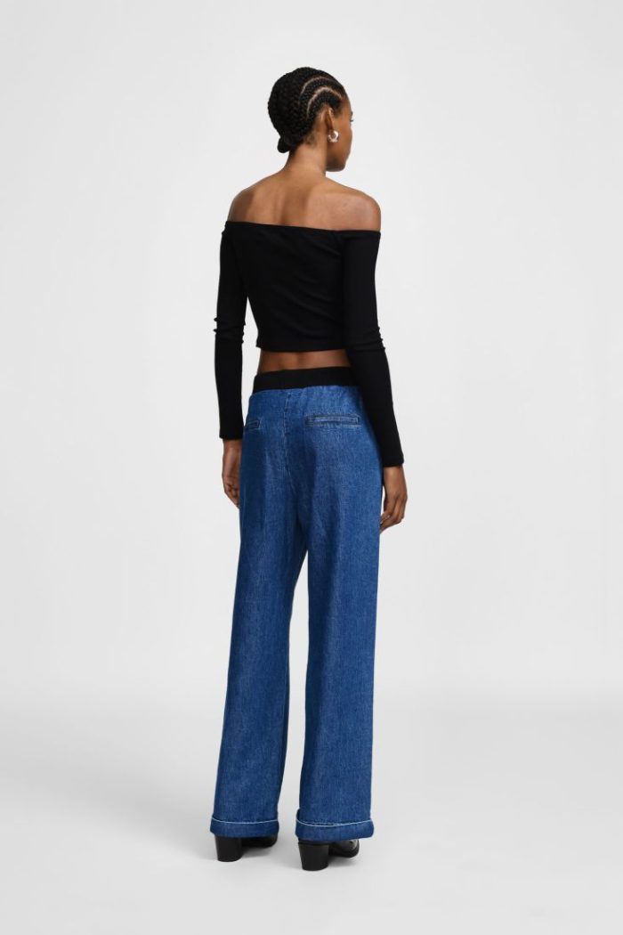 PLEASE WIDE LEG JEANS