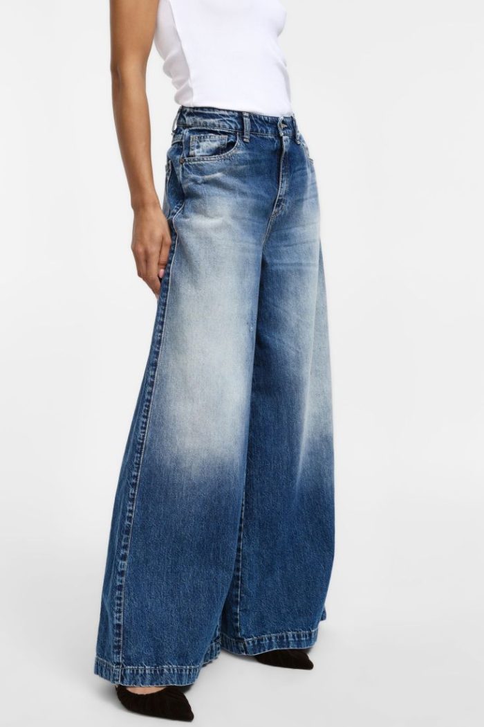 PLEASE WIDE LEG HIHG RISE