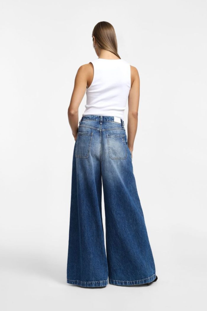 PLEASE WIDE LEG HIHG RISE