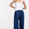 PLEASE WIDE LEG JEANS WITH HIGH WAIST P3JVDINC91