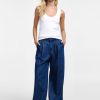 PLEASE WIDE LEG JEANS WITH HIGH WAIST P3JVDINC91