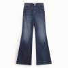 PLEASE HIGH WAIST FLARE LEG JEANS