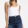 PLEASE HIGH WAIST FLARE LEG JEANS