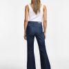 PLEASE HIGH WAIST FLARE LEG JEANS