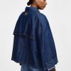 PLEASE DENIM JACKET WITH FRONT BUTTONS