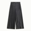 PLEASE FAUX LEATHER WIDE LEG PANTS