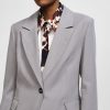 PLEASE BLAZER WITH BUTTON CLOSURE