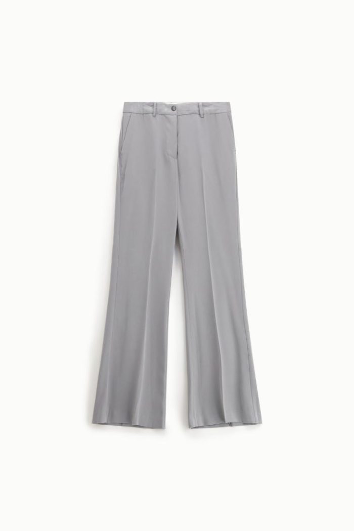 PLEASE WIDE -LEG HIGH-RISE CLASSIC TROUSERS