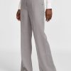 PLEASE WIDE -LEG HIGH-RISE CLASSIC TROUSERS