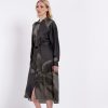 PHILOSOPHY  SATIN PRINT SHIRTDRESS