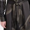 PHILOSOPHY  SATIN PRINT SHIRTDRESS