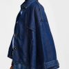 PLEASE DENIM JACKET WITH FRONT BUTTONS
