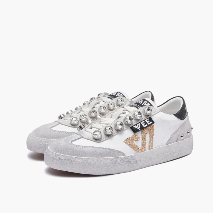 EMANUELLE VEE    OLIVIA STRASS  COMBI WHITE/BLACK 500-10