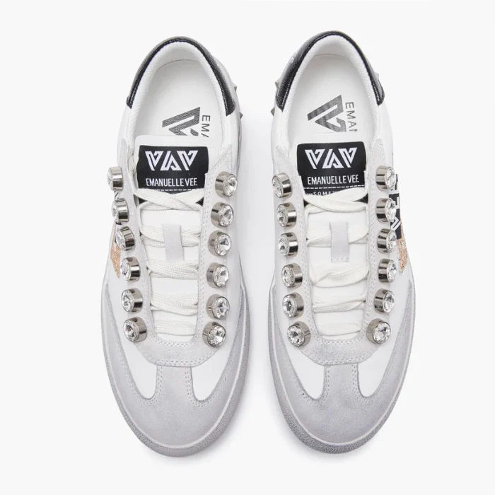 EMANUELLE VEE    OLIVIA STRASS  COMBI WHITE/BLACK 500-10