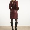 SMASHED LEMON  WOMENS PU SHIRT DRESS