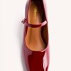 GIOSEPPO PATENT LEATHER EFFECT MARY-JANES WINDHAM BURDEOS