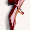 GIOSEPPO PATENT LEATHER EFFECT MARY-JANES WINDHAM BURDEOS