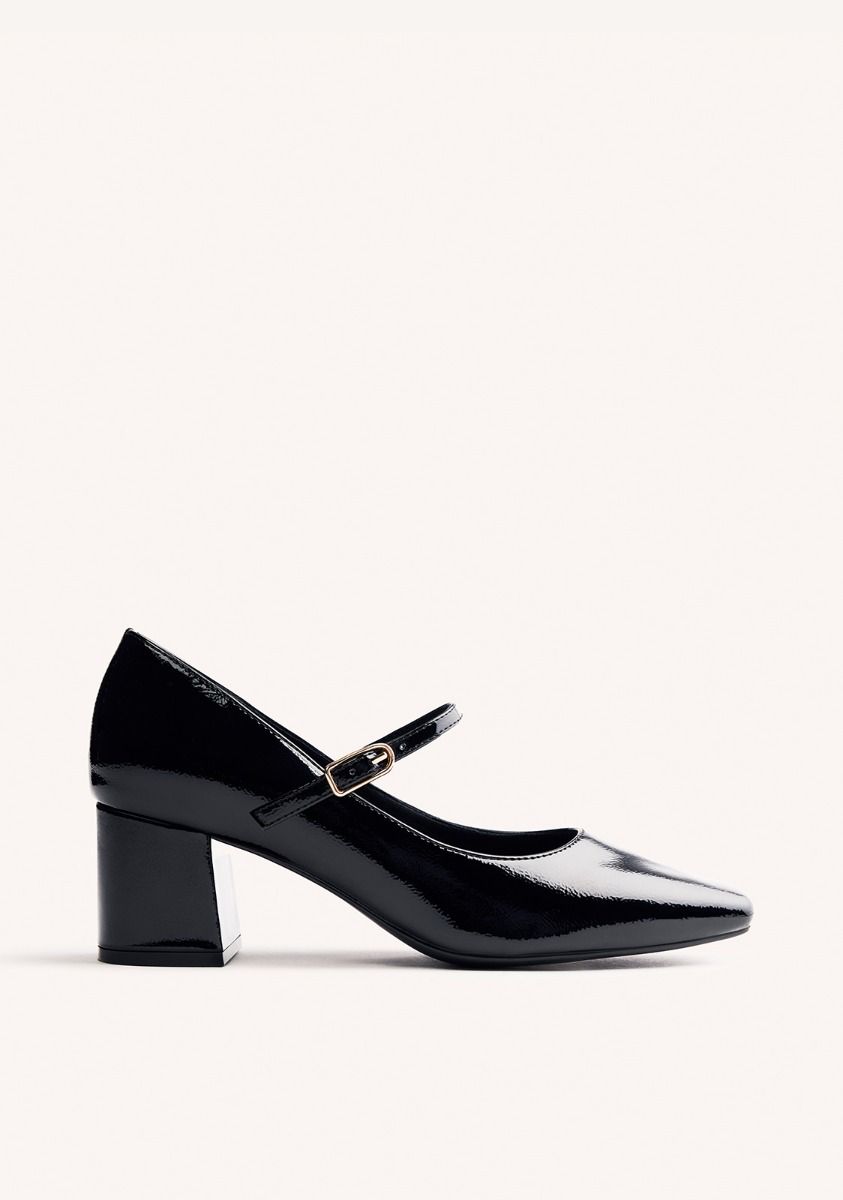 GIOSEPPO PATENT LEATHER EFFECT MARY-JANES WINDHAM