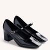 GIOSEPPO PATENT LEATHER EFFECT MARY-JANES WINDHAM