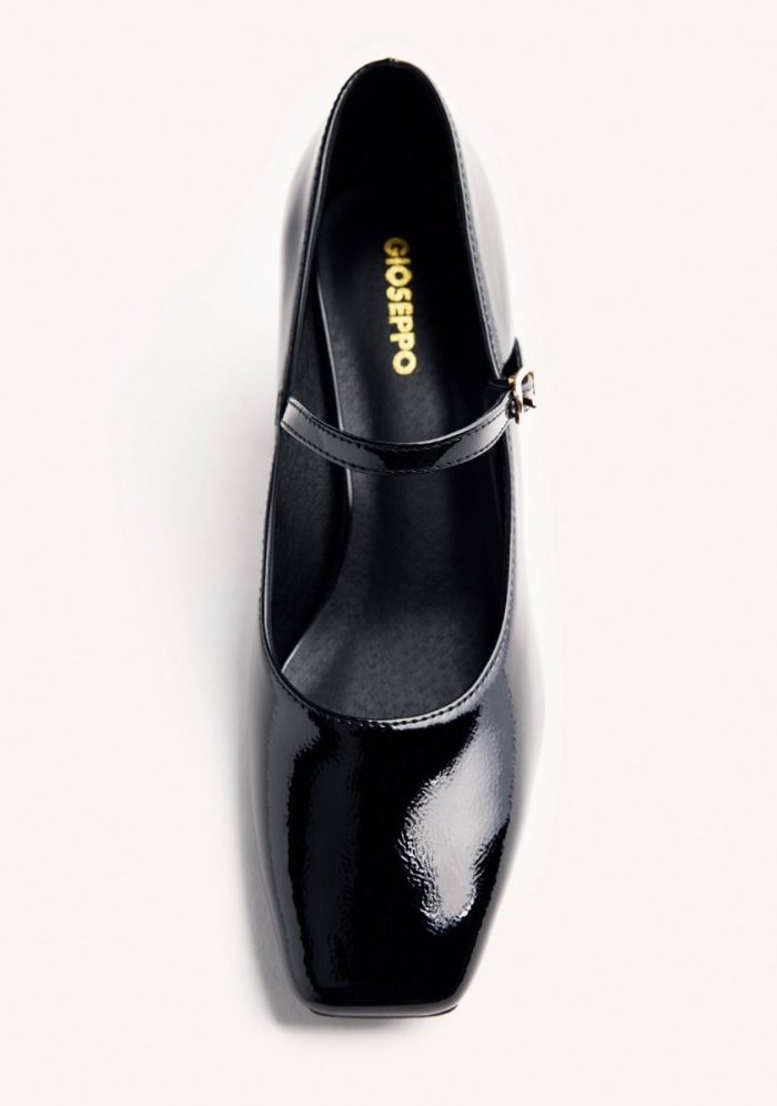 GIOSEPPO PATENT LEATHER EFFECT MARY-JANES WINDHAM