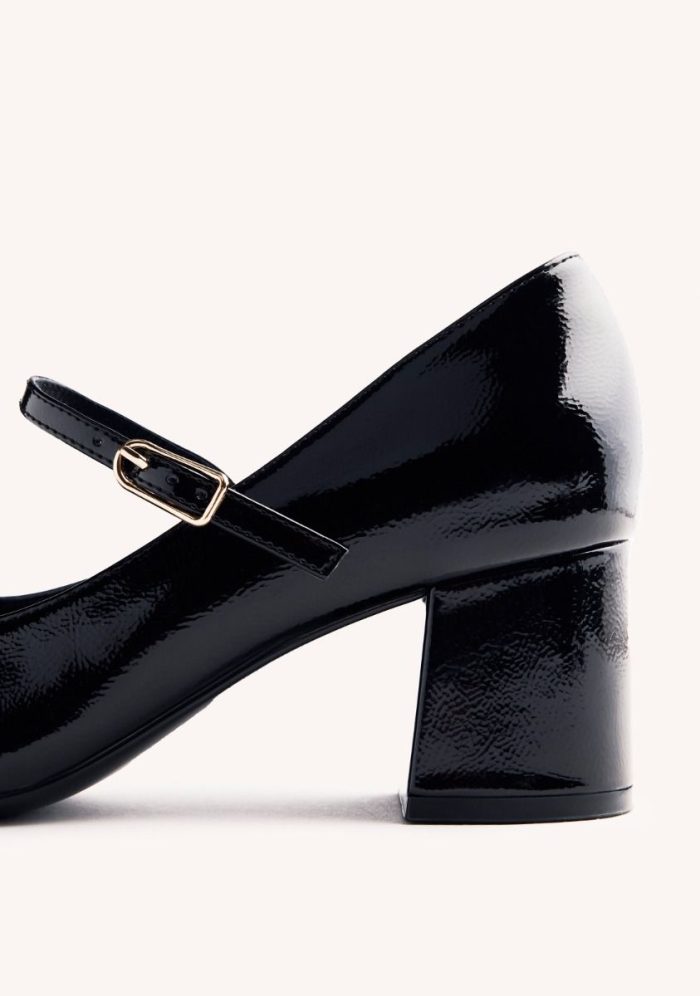GIOSEPPO PATENT LEATHER EFFECT MARY-JANES WINDHAM