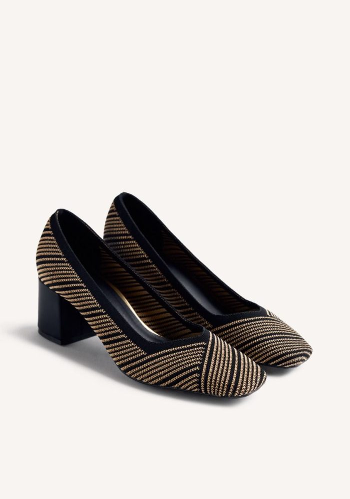 GIOSEPPO STRIPED HEELED SHOES BARAGA