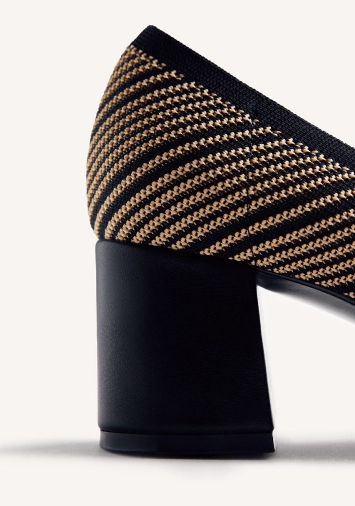GIOSEPPO STRIPED HEELED SHOES BARAGA