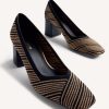 GIOSEPPO STRIPED HEELED SHOES BARAGA