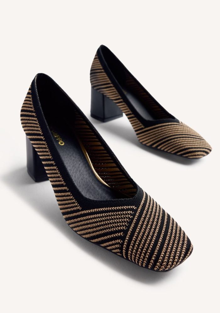GIOSEPPO STRIPED HEELED SHOES BARAGA