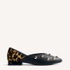 GIOSEPPO STUDDED LEATHER BALLET FLATS BRAHAM