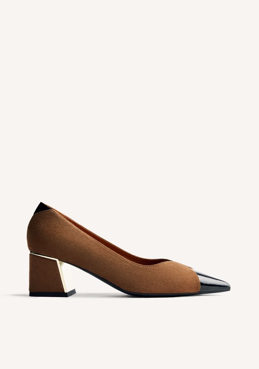 GIOSEPPO CONTRASTS HEELED SHOES CORCORAN