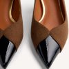 GIOSEPPO CONTRASTS HEELED SHOES CORCORAN