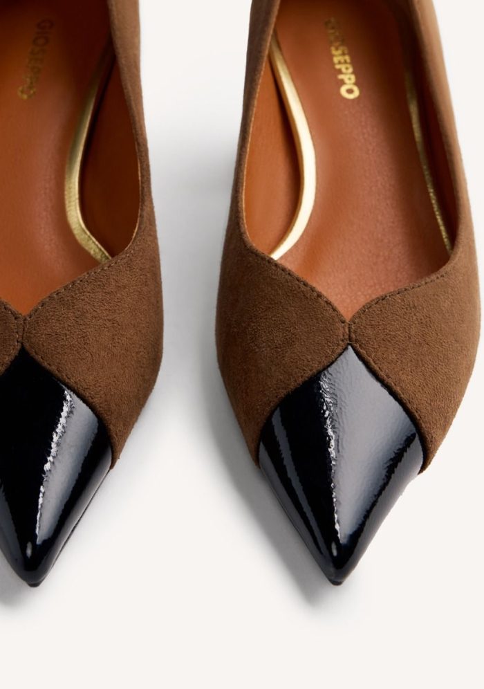 GIOSEPPO CONTRASTS HEELED SHOES CORCORAN