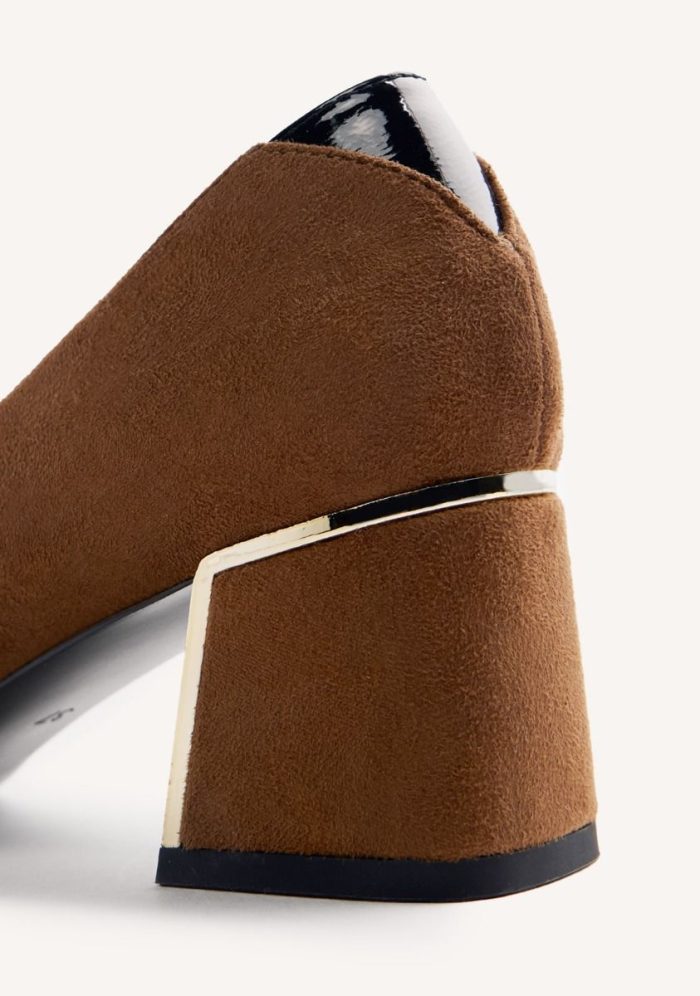 GIOSEPPO CONTRASTS HEELED SHOES CORCORAN