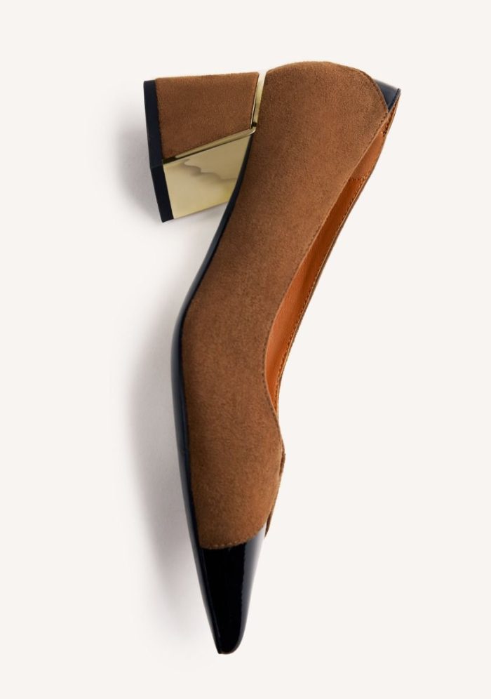 GIOSEPPO CONTRASTS HEELED SHOES CORCORAN
