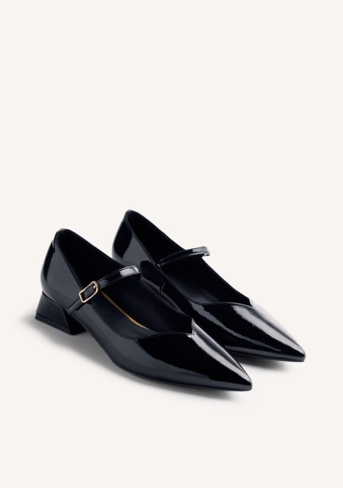 GIOSEPPO PATENT LEATHER EFFECT HEELED SHOES WISHAW