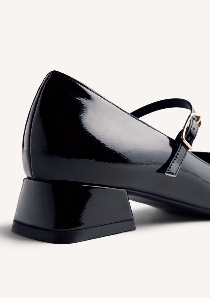 GIOSEPPO PATENT LEATHER EFFECT HEELED SHOES WISHAW