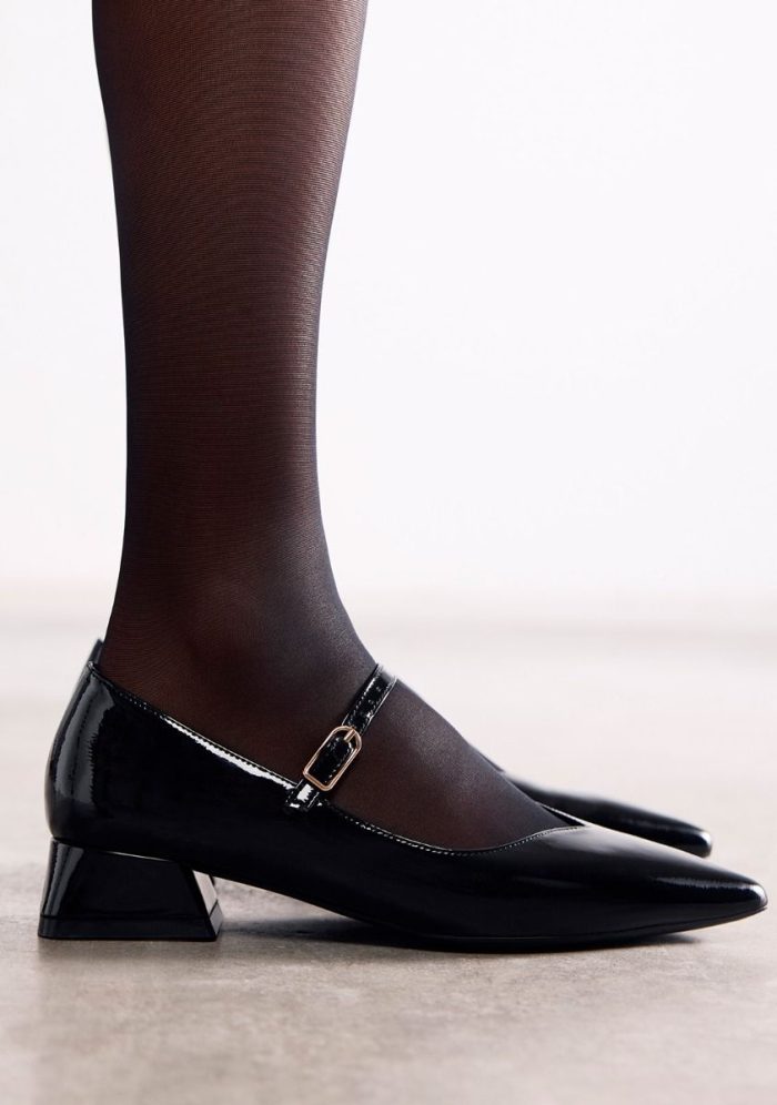GIOSEPPO PATENT LEATHER EFFECT HEELED SHOES WISHAW