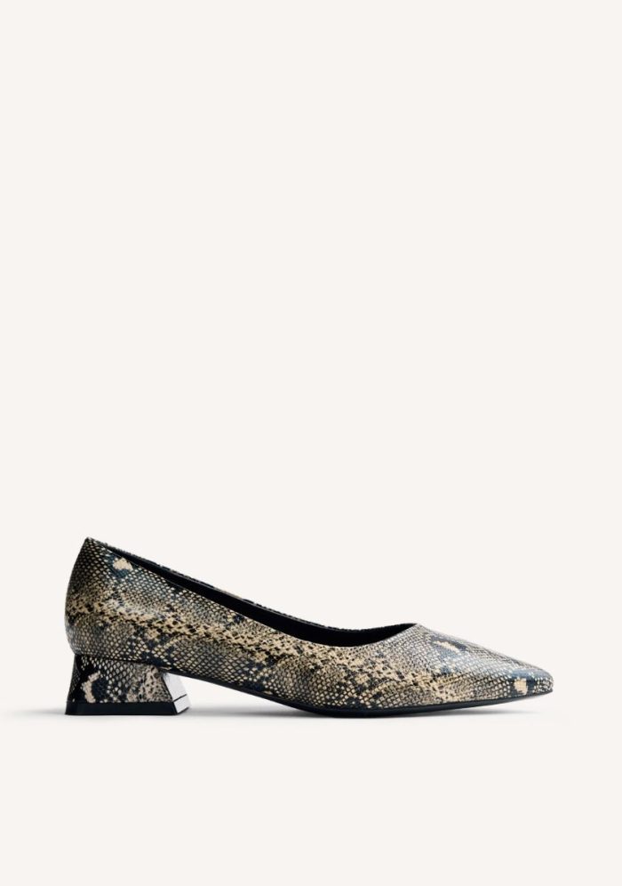 GIOSEPPO SNAKE EFFECT HEELED SHOES MESICK