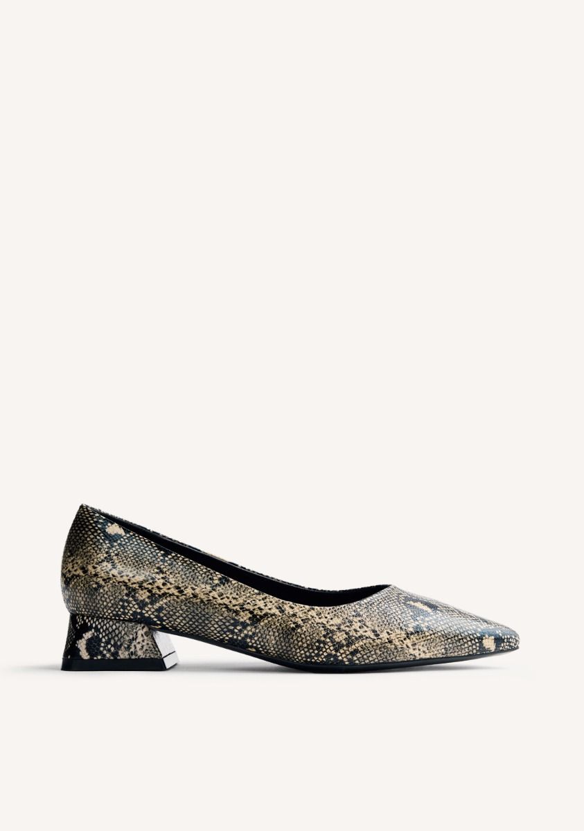 GIOSEPPO SNAKE EFFECT HEELED SHOES MESICK
