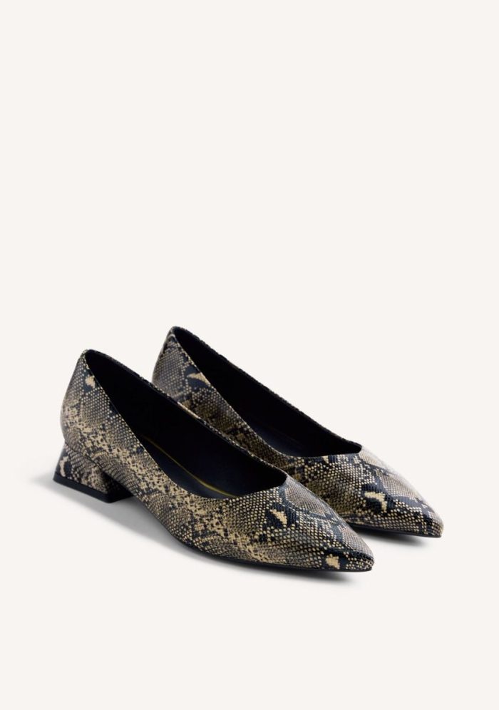 GIOSEPPO SNAKE EFFECT HEELED SHOES MESICK
