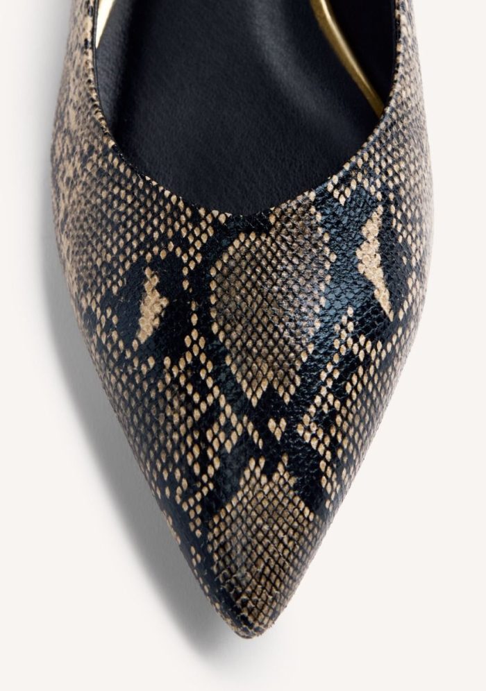 GIOSEPPO SNAKE EFFECT HEELED SHOES MESICK
