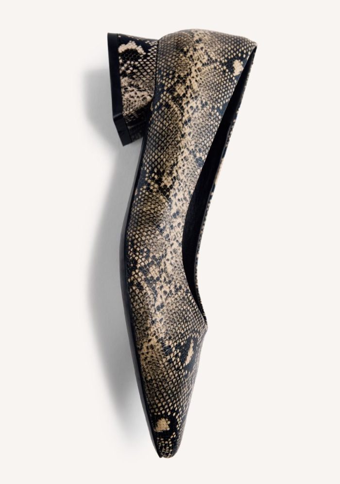 GIOSEPPO SNAKE EFFECT HEELED SHOES MESICK