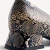 GIOSEPPO SNAKE EFFECT HEELED SHOES MESICK